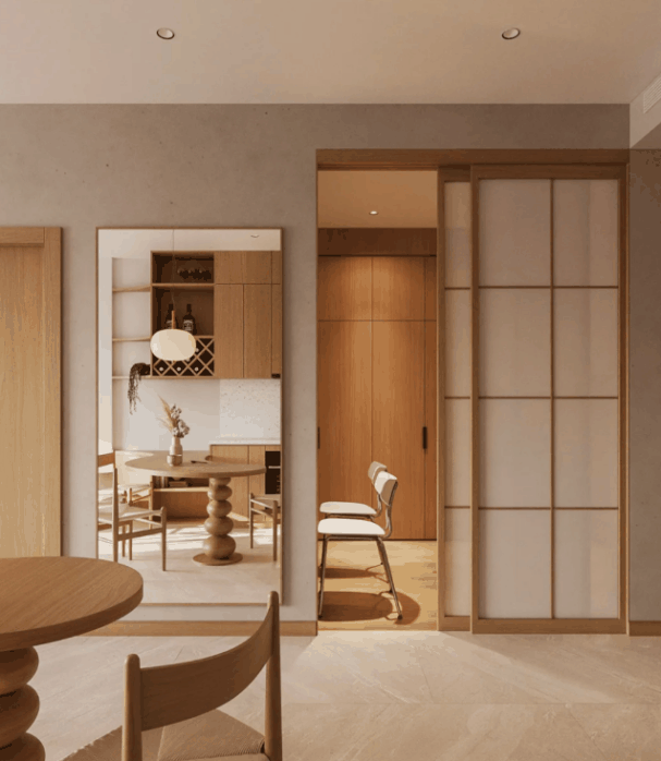 Japanese natural wood style