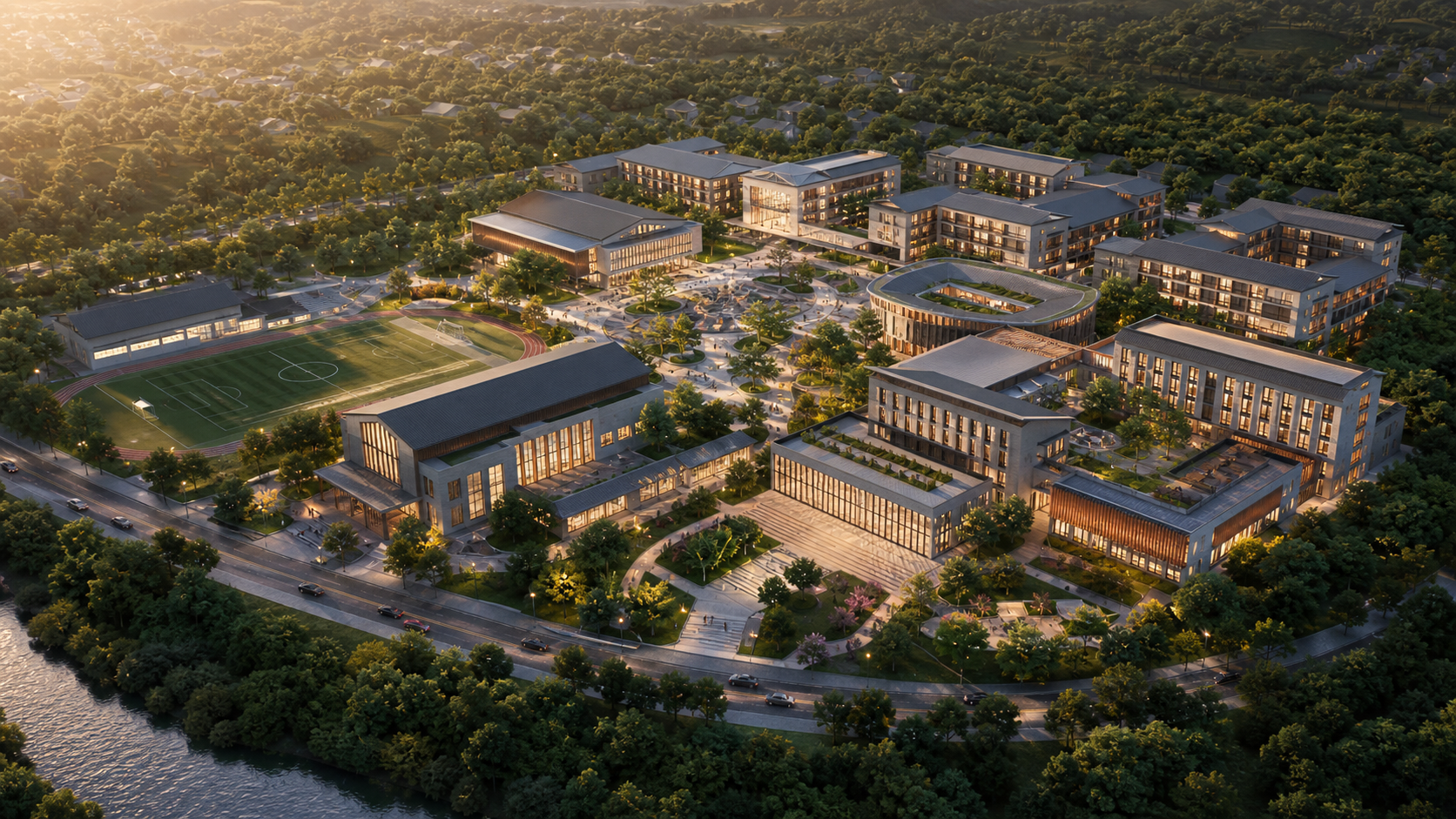 Aerial visualization project scheme