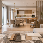 HOMESEE-Decor 118 sqm creative apartment kitchen cover for interior materials sourcing and project design
