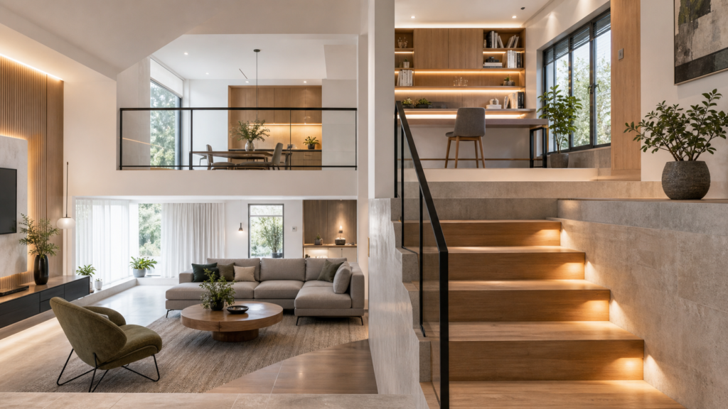127 sqm Split-Level Renovation: Zoning, Lighting and Comfort Tips