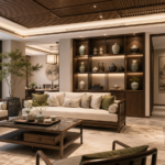 HOMESEE-Decor 130 sqm modern chinese style cover for interior materials sourcing and project design