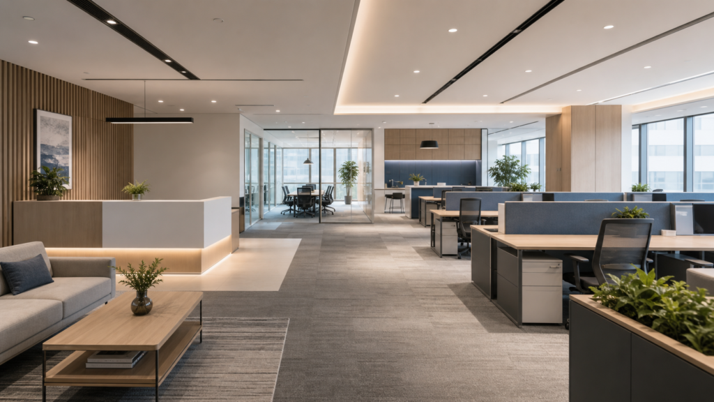 160 sqm Office Renovation Design: Layout, Materials and Workflow Tips