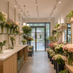 HOMESEE-Decor 18 sqm long narrow flower shop cover for interior materials sourcing and project design