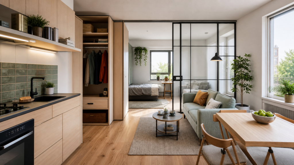30 sqm One-Bedroom Renovation: Small Layout, Storage and Light Tips