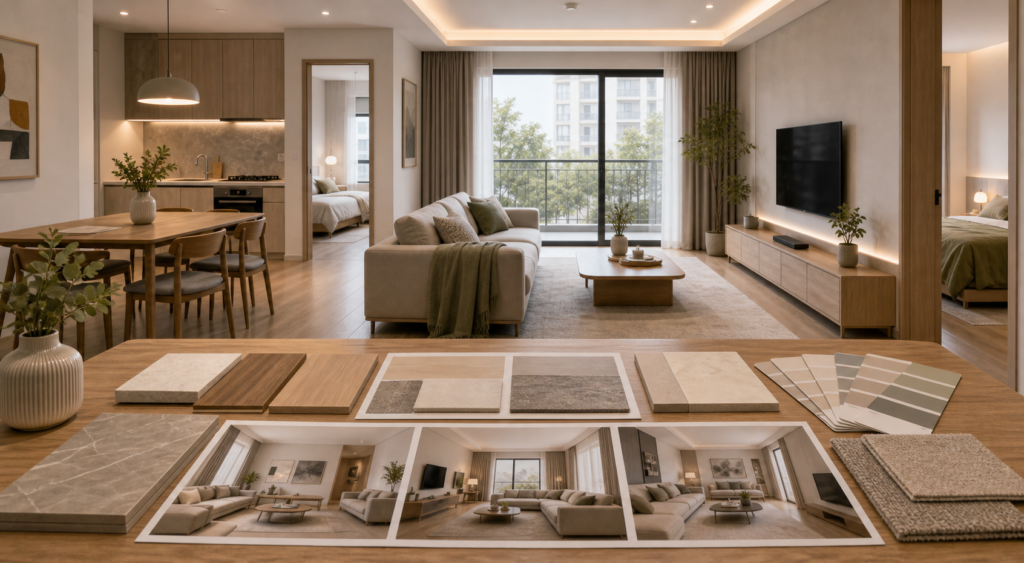 80 sqm Two-Bedroom Renovation: Methods, Materials and Style Choices
