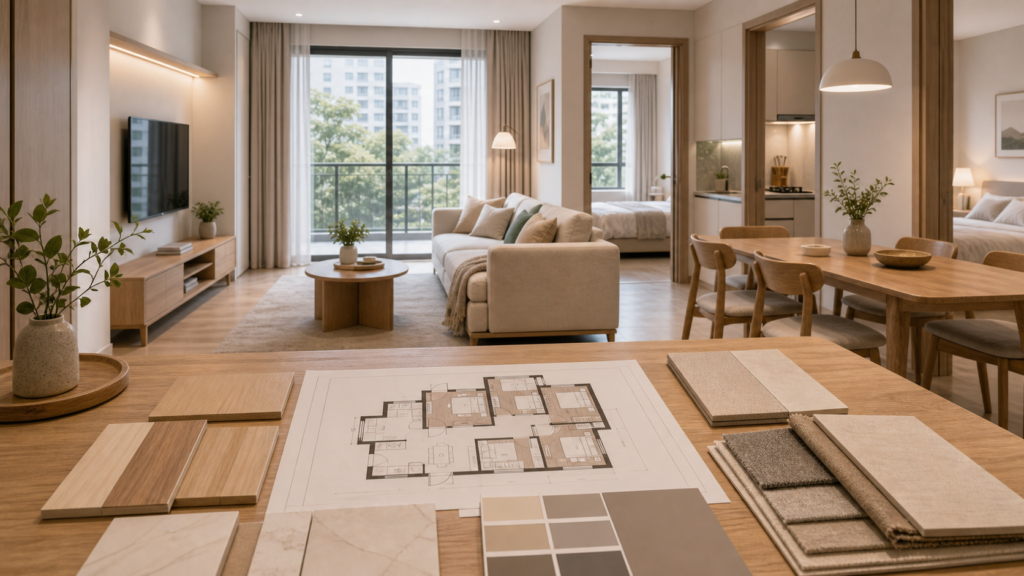 80 sqm Two-Bedroom Two-Living-Room Renovation: Layout and Budget Tips