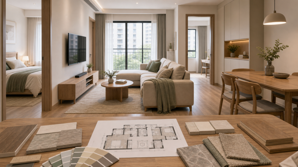 87 sqm Two-Bedroom One-Living-Room Renovation: Layout and Mistakes to Avoid