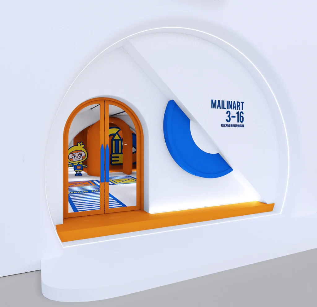 HOMESEE Children Art Education Center Commercial Interior Design commercial interior case image 02