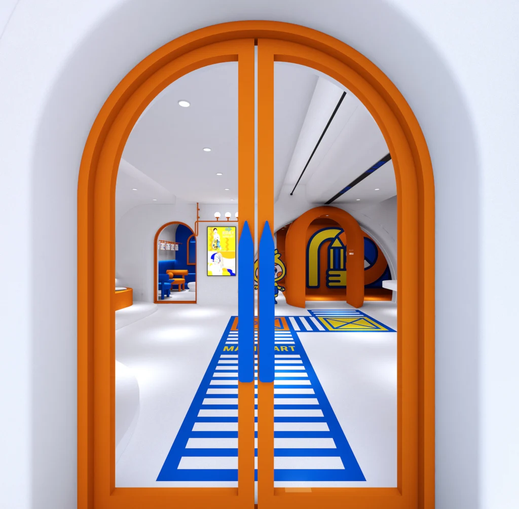 HOMESEE Children Art Education Center Commercial Interior Design commercial interior case image 03