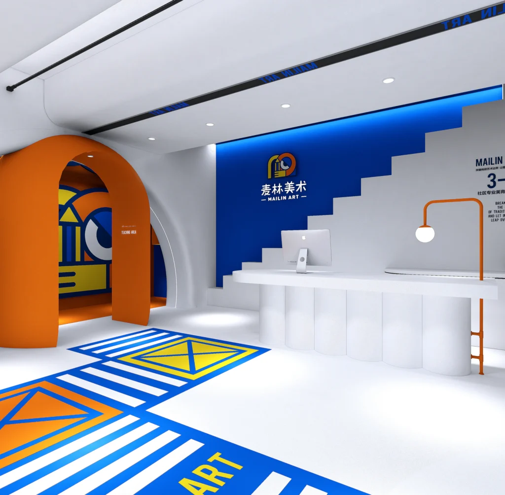 HOMESEE Children Art Education Center Commercial Interior Design commercial interior case image 05