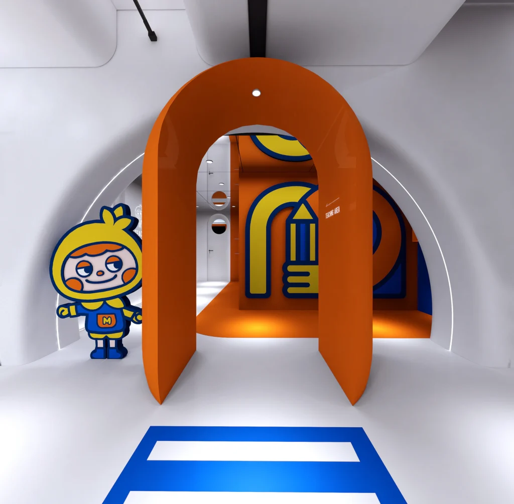 HOMESEE Children Art Education Center Commercial Interior Design commercial interior case image 06