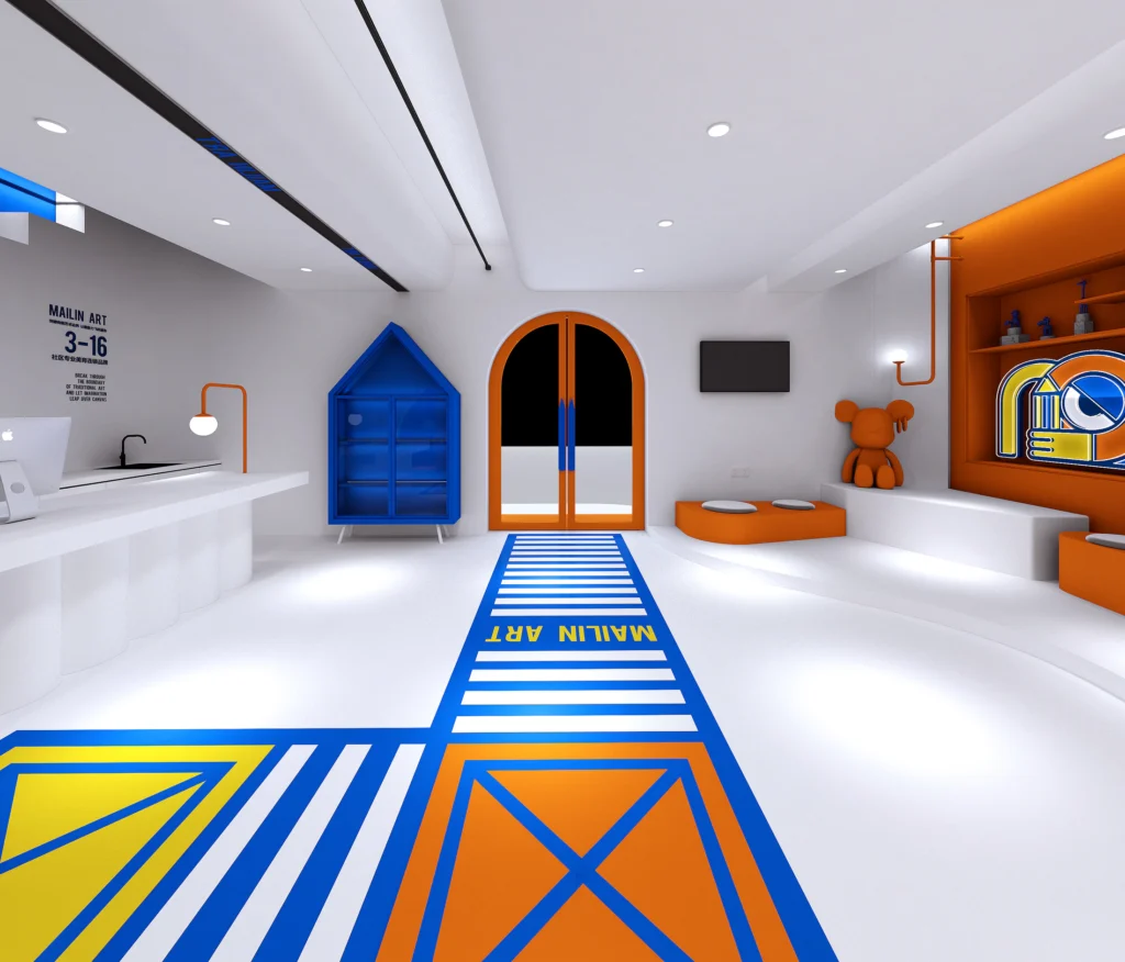 HOMESEE Children Art Education Center Commercial Interior Design commercial interior case image 08