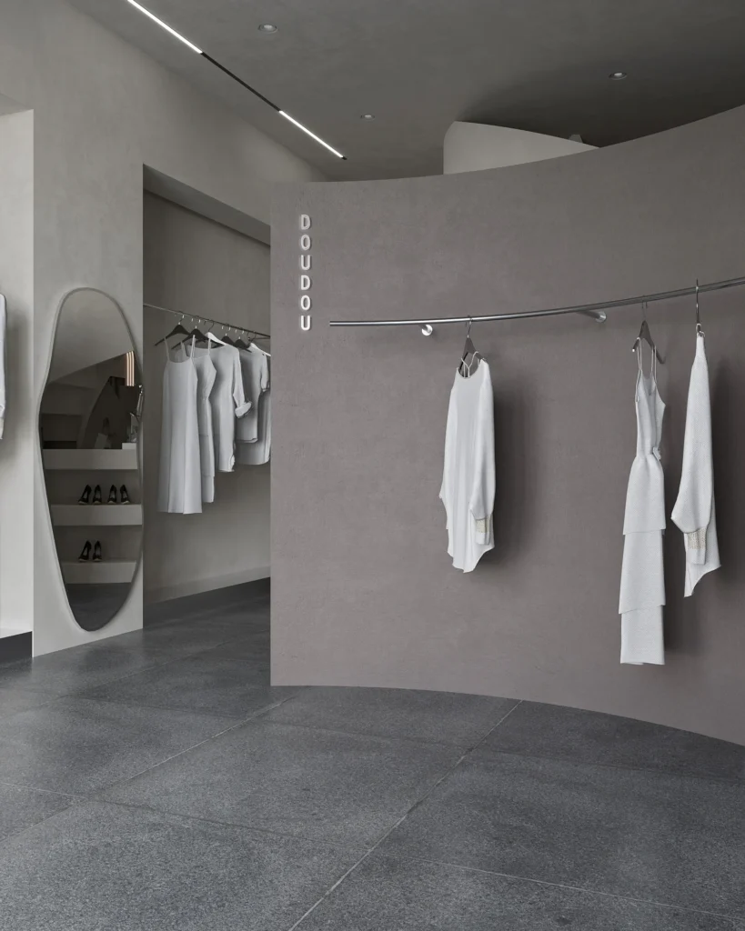 HOMESEE Wabi Sabi Fashion Store Commercial Interior Design commercial interior case image 05