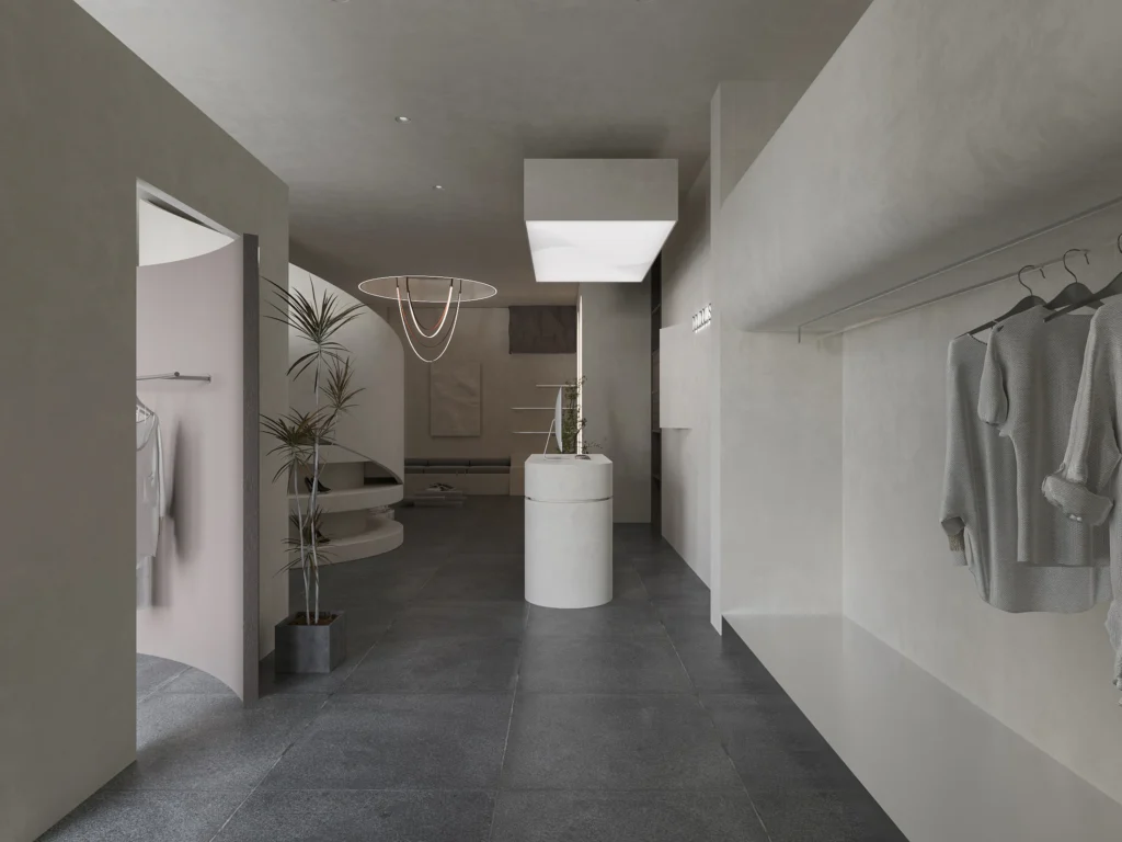 HOMESEE Wabi Sabi Fashion Store Commercial Interior Design commercial interior case image 07