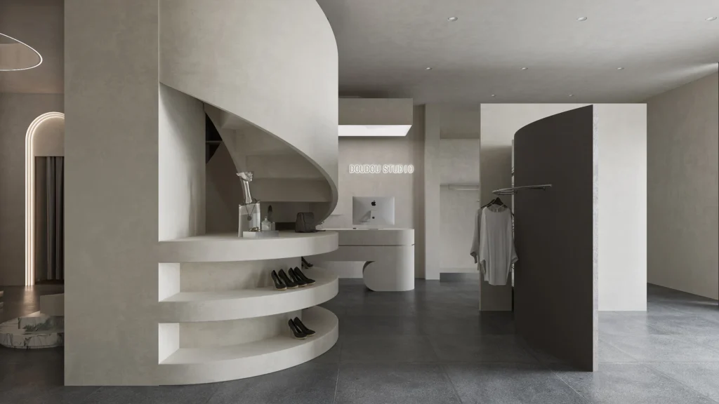 HOMESEE Wabi Sabi Fashion Store Commercial Interior Design commercial interior case image 08