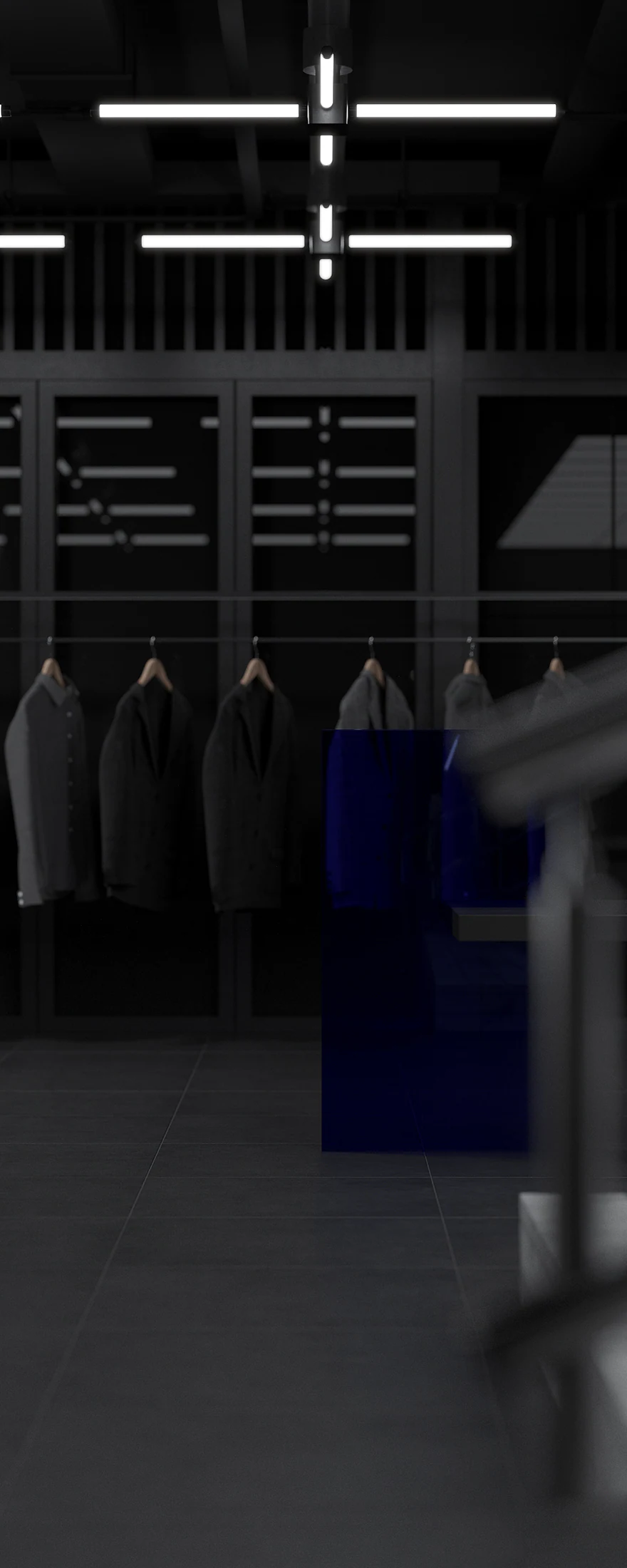 HOMESEE Black Mixed-Use Fashion Store Commercial Interior Design commercial interior case image 06