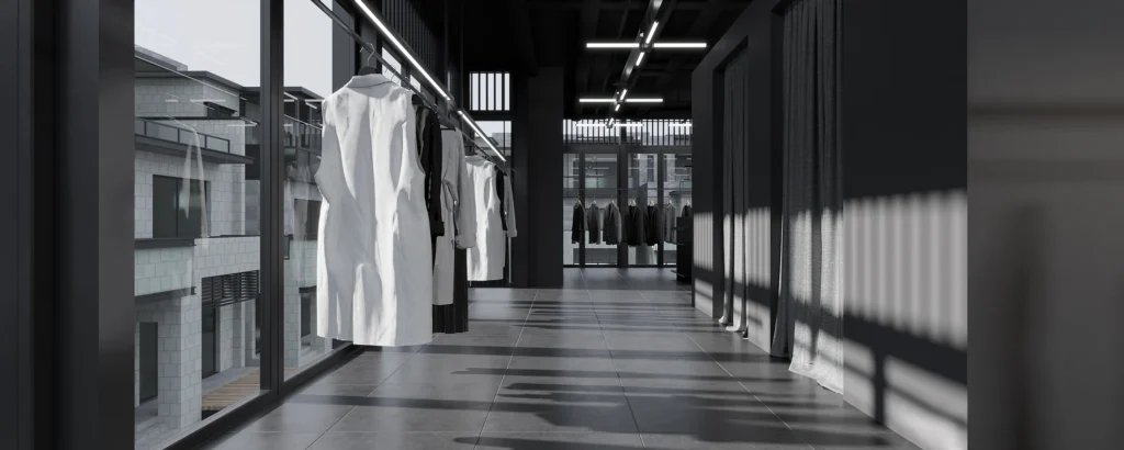 HOMESEE Black Mixed-Use Fashion Store Commercial Interior Design commercial interior case image 07