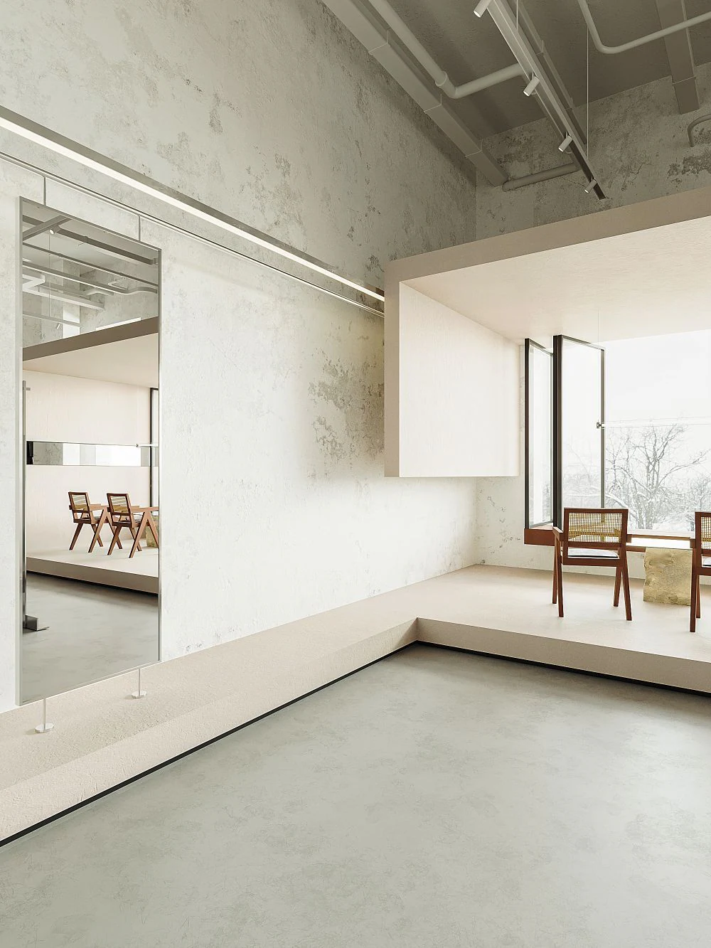 HOMESEE Minimalist Industrial Fashion Store Commercial Interior Design commercial interior case image 02