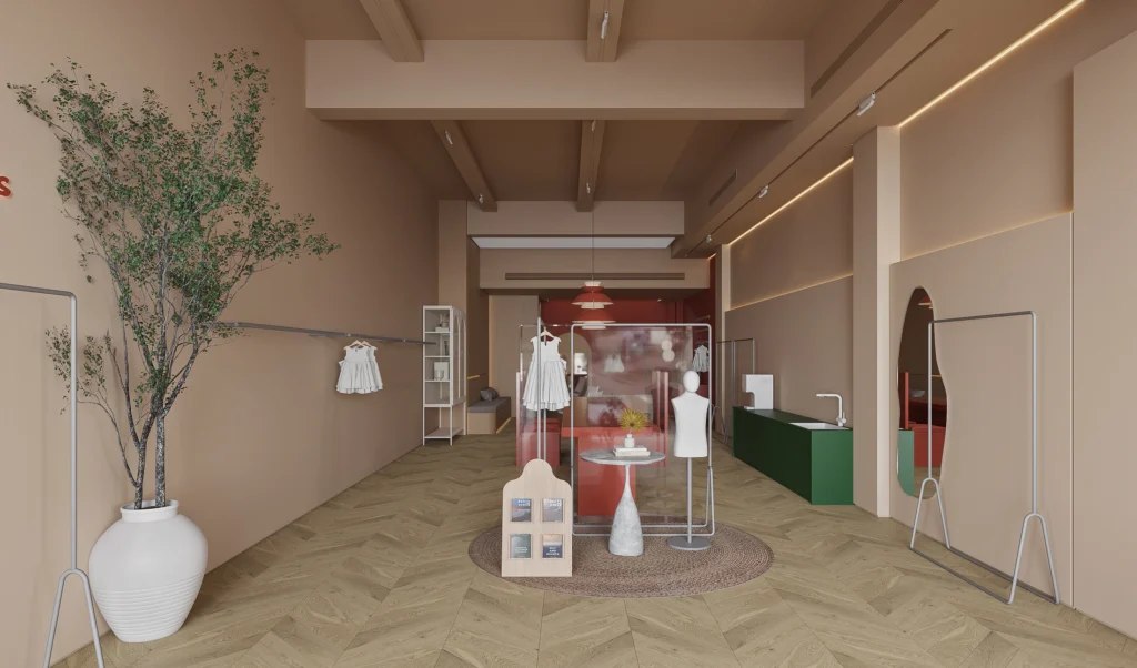 HOMESEE Kids Clothing Store Commercial Interior Design