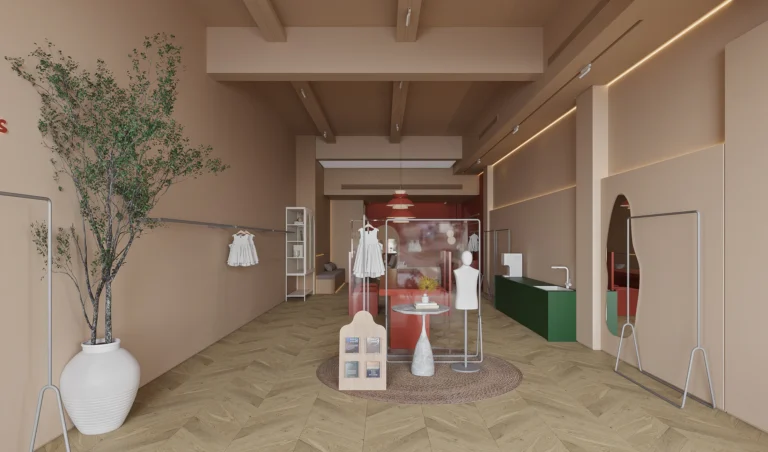 HOMESEE Kids Clothing Store Commercial Interior Design