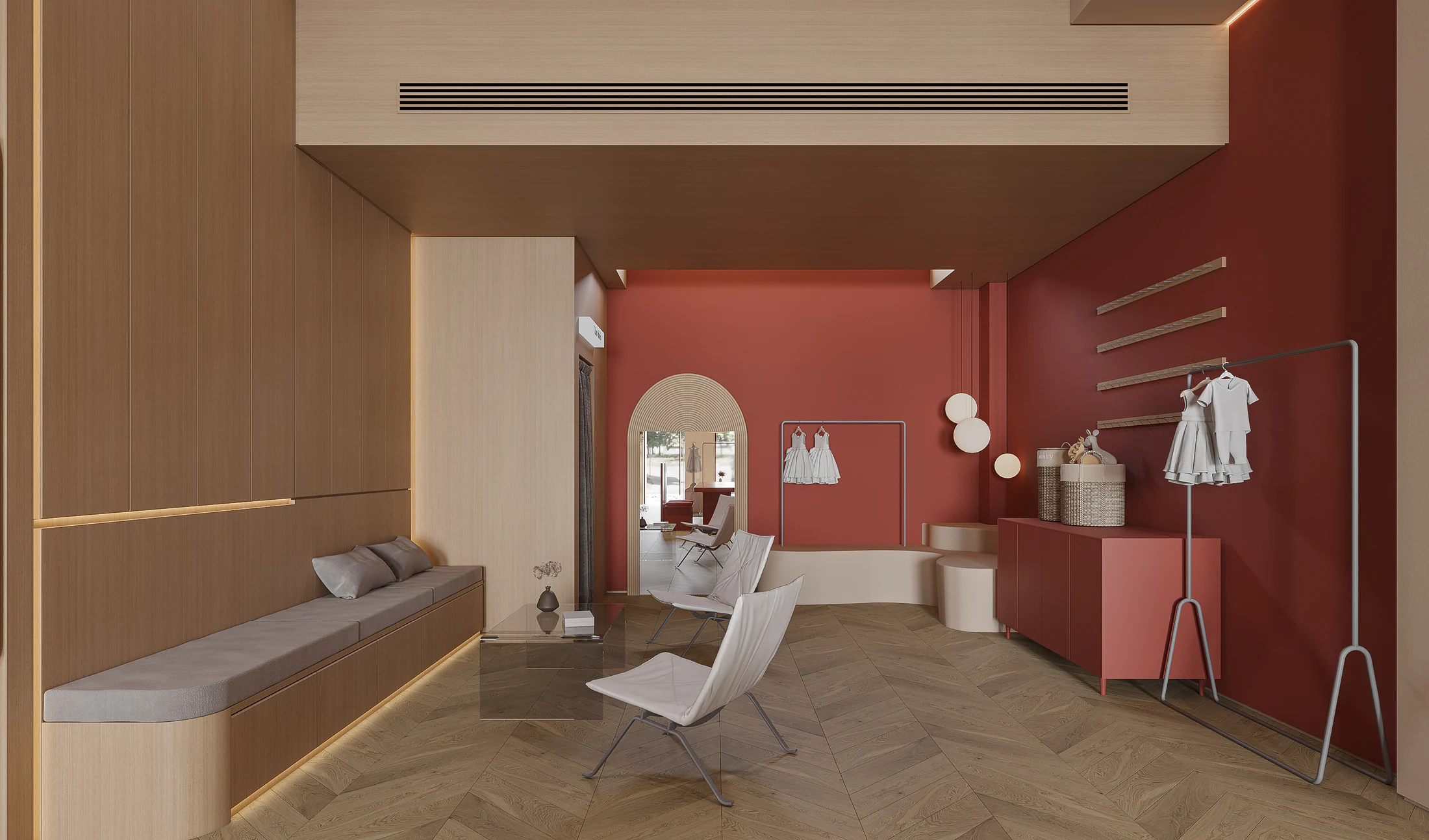 HOMESEE Kids Clothing Store Commercial Interior Design commercial interior case image 02