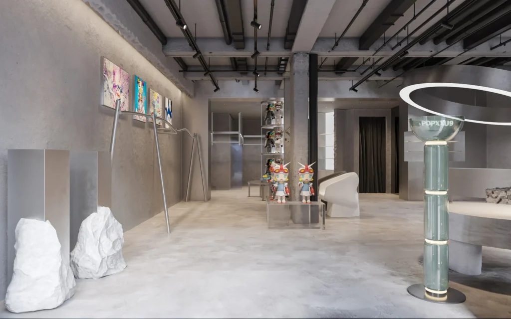 HOMESEE Wabi Sabi High-End Fashion Store Commercial Interior Design commercial interior case image 05