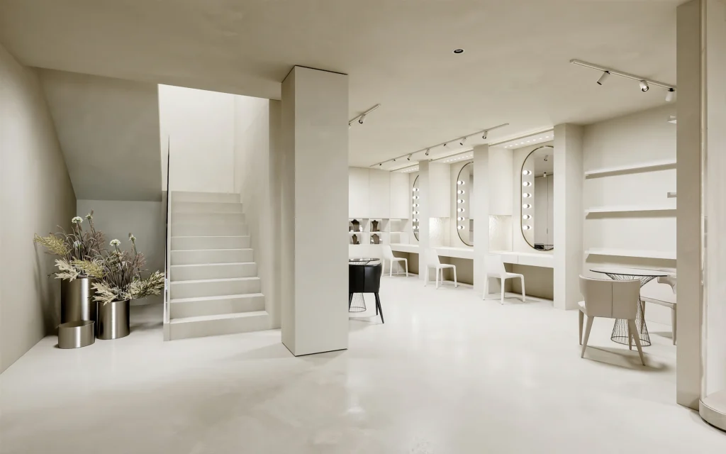 HOMESEE Friend Bridal Boutique Commercial Interior Design commercial interior case image 03