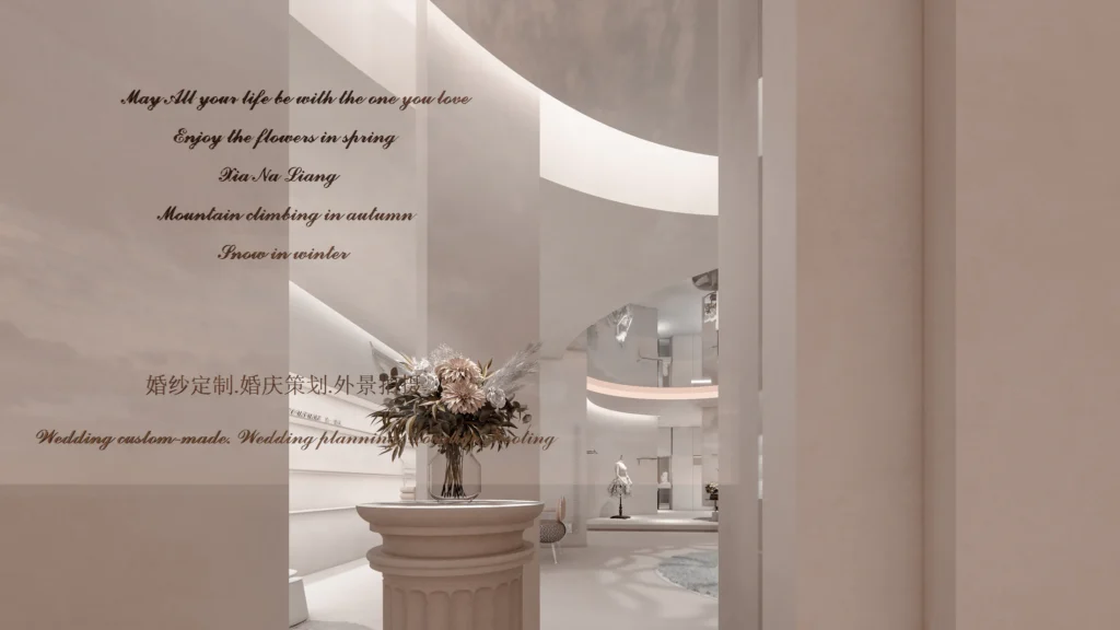 HOMESEE Touch And Feel Bridal Flagship Store Commercial Interior Design commercial interior case image 02