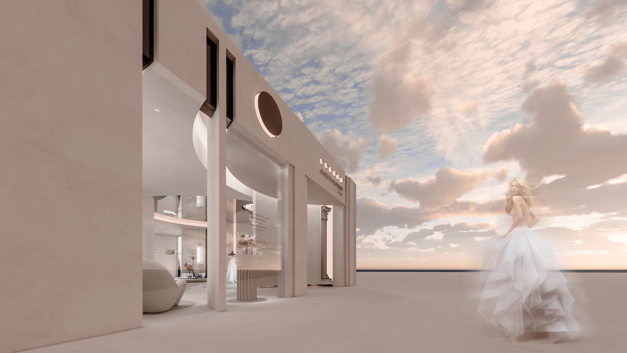 HOMESEE Touch And Feel Bridal Flagship Store Commercial Interior Design commercial interior case image 03