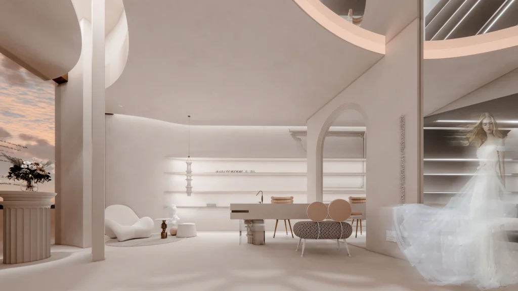 HOMESEE Touch And Feel Bridal Flagship Store Commercial Interior Design commercial interior case image 05