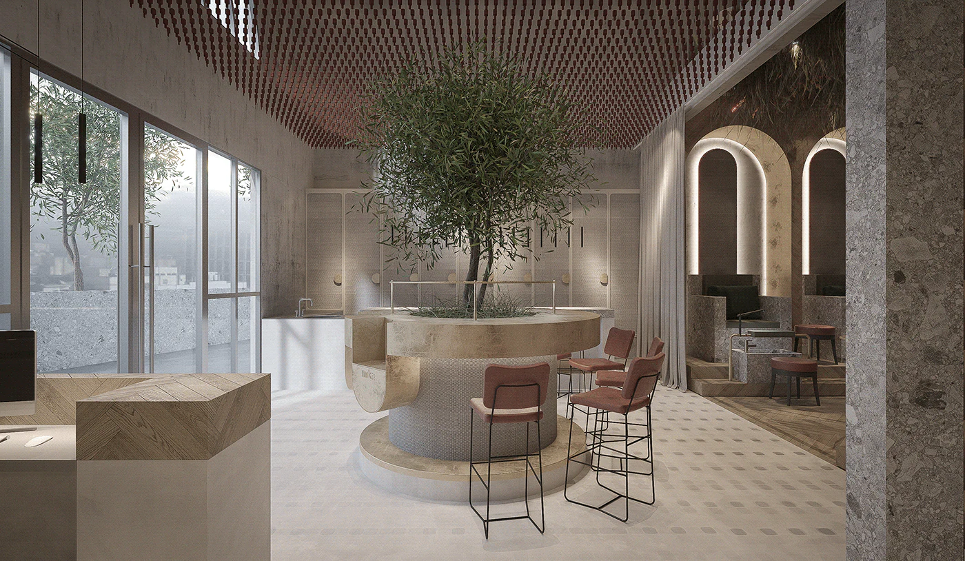 HOMESEE MIKA Nail And SPA Commercial Interior Design commercial interior case image 02