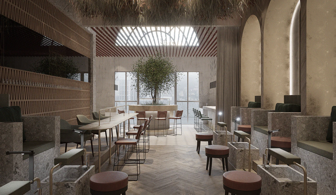 HOMESEE MIKA Nail And SPA Commercial Interior Design commercial interior case image 03
