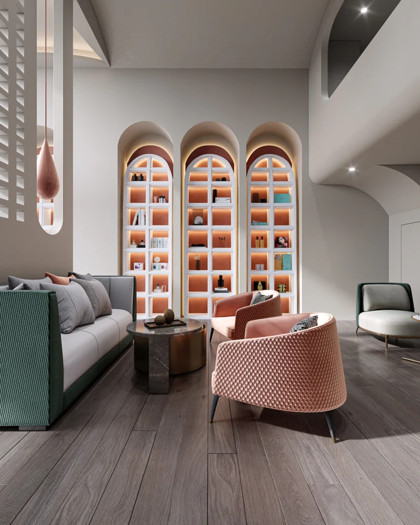 HOMESEE Nordic Beauty Salon Commercial Interior Design commercial interior case image 03