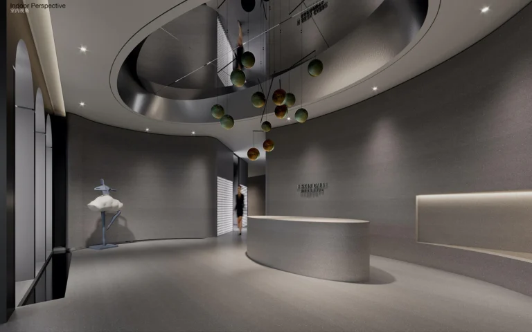 HOMESEE Art Gallery Skin Care Center Commercial Interior Design