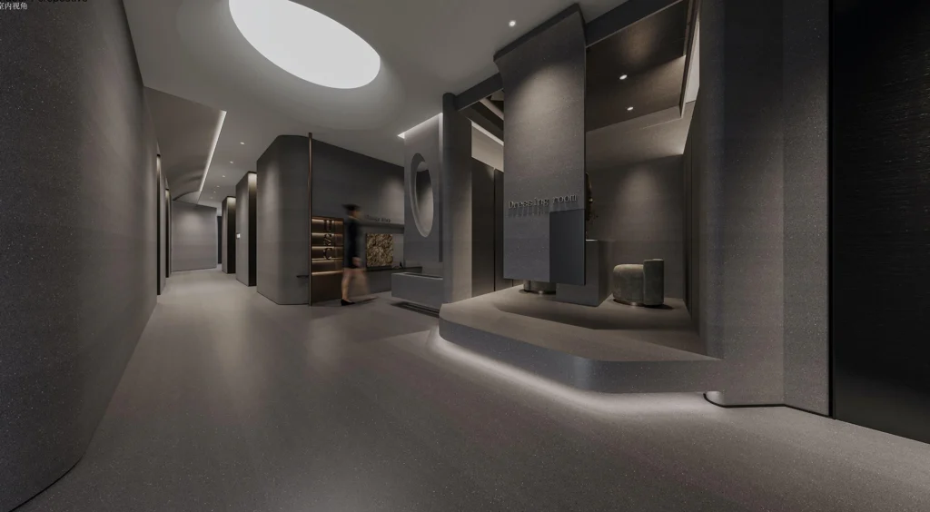 HOMESEE Art Gallery Skin Care Center Commercial Interior Design commercial interior case image 02