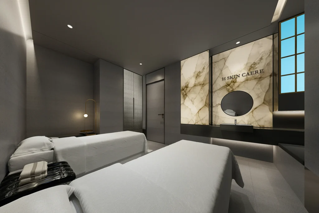 HOMESEE Art Gallery Skin Care Center Commercial Interior Design commercial interior case image 04