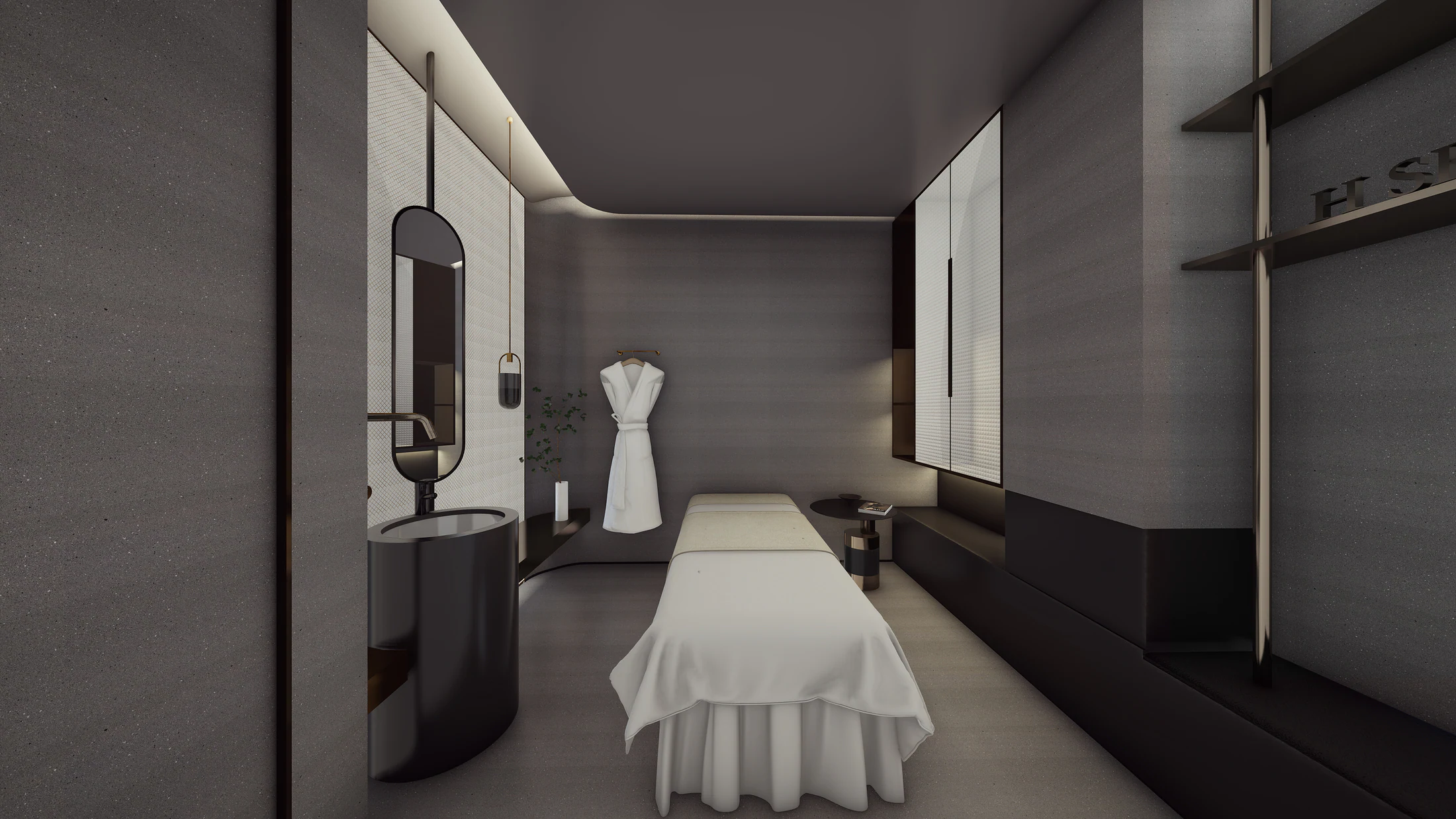 HOMESEE Art Gallery Skin Care Center Commercial Interior Design commercial interior case image 06