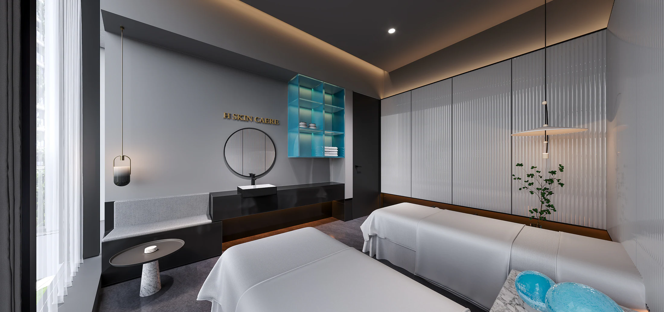 HOMESEE Medical Beauty Skin Care Studio Commercial Interior Design commercial interior case image 07