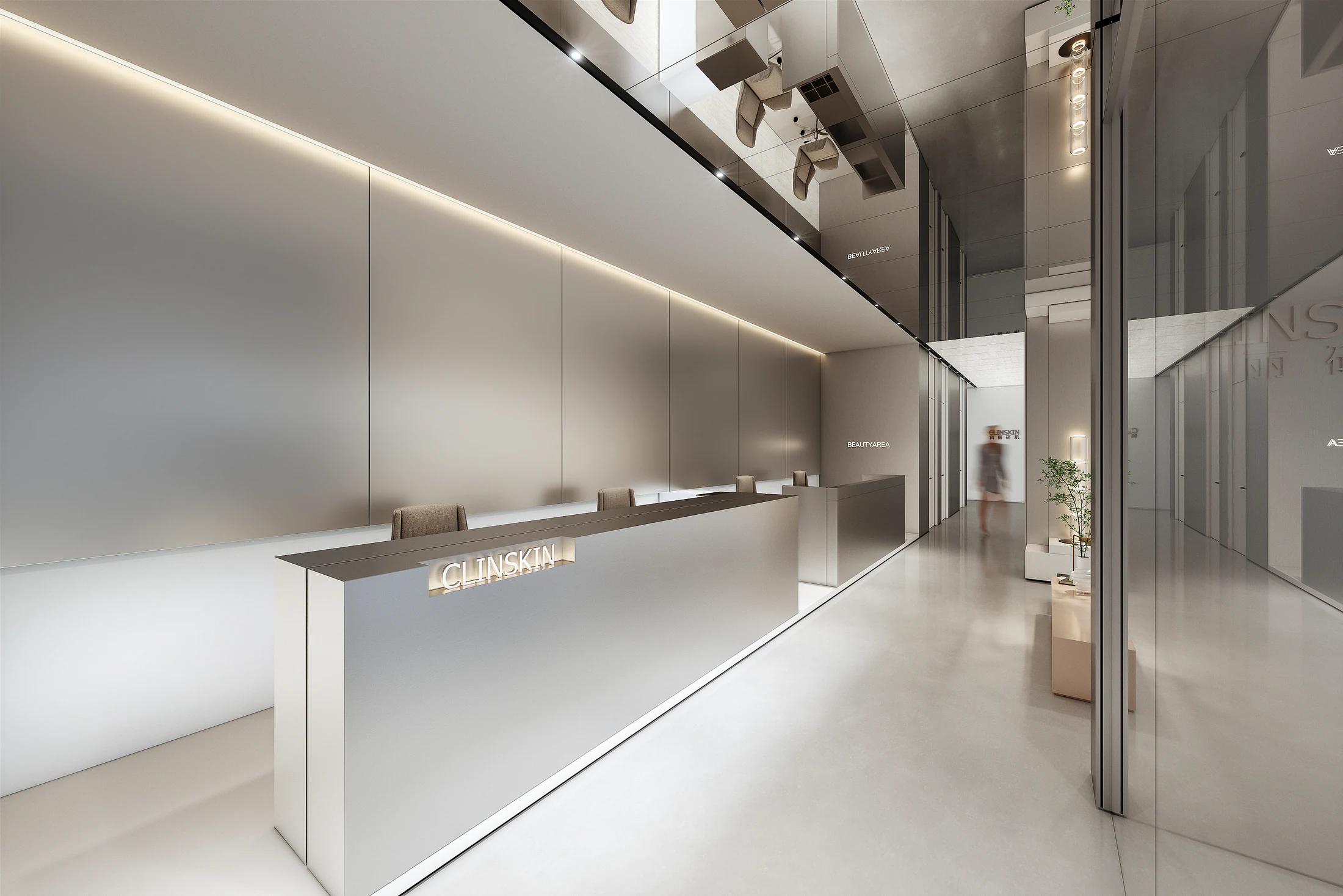 HOMESEE Medical Beauty Skin Management Center Commercial Interior Design commercial interior case image 03