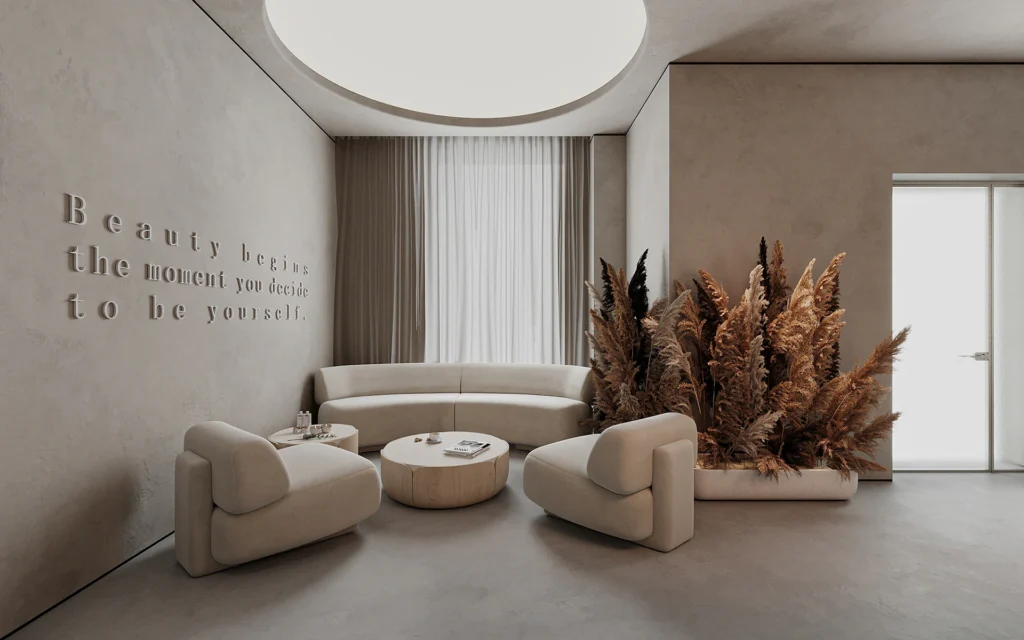 HOMESEE Salon Beauty Commercial Interior Design commercial interior case image 02