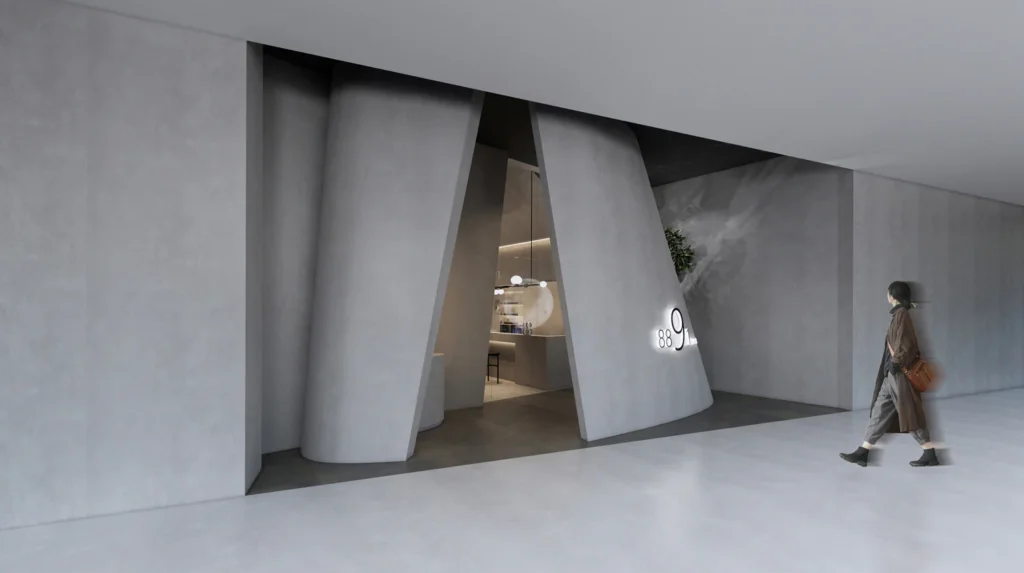 HOMESEE 8891 Aesthetic Salon Commercial Interior Design commercial interior case image 02