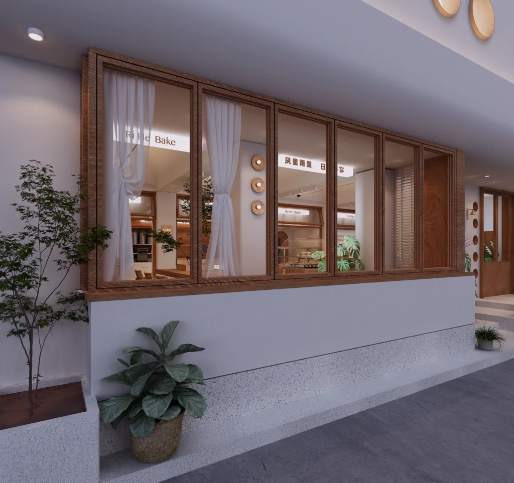 HOMESEE Rihe Japanese Bakery Commercial Interior Design commercial interior case image 02