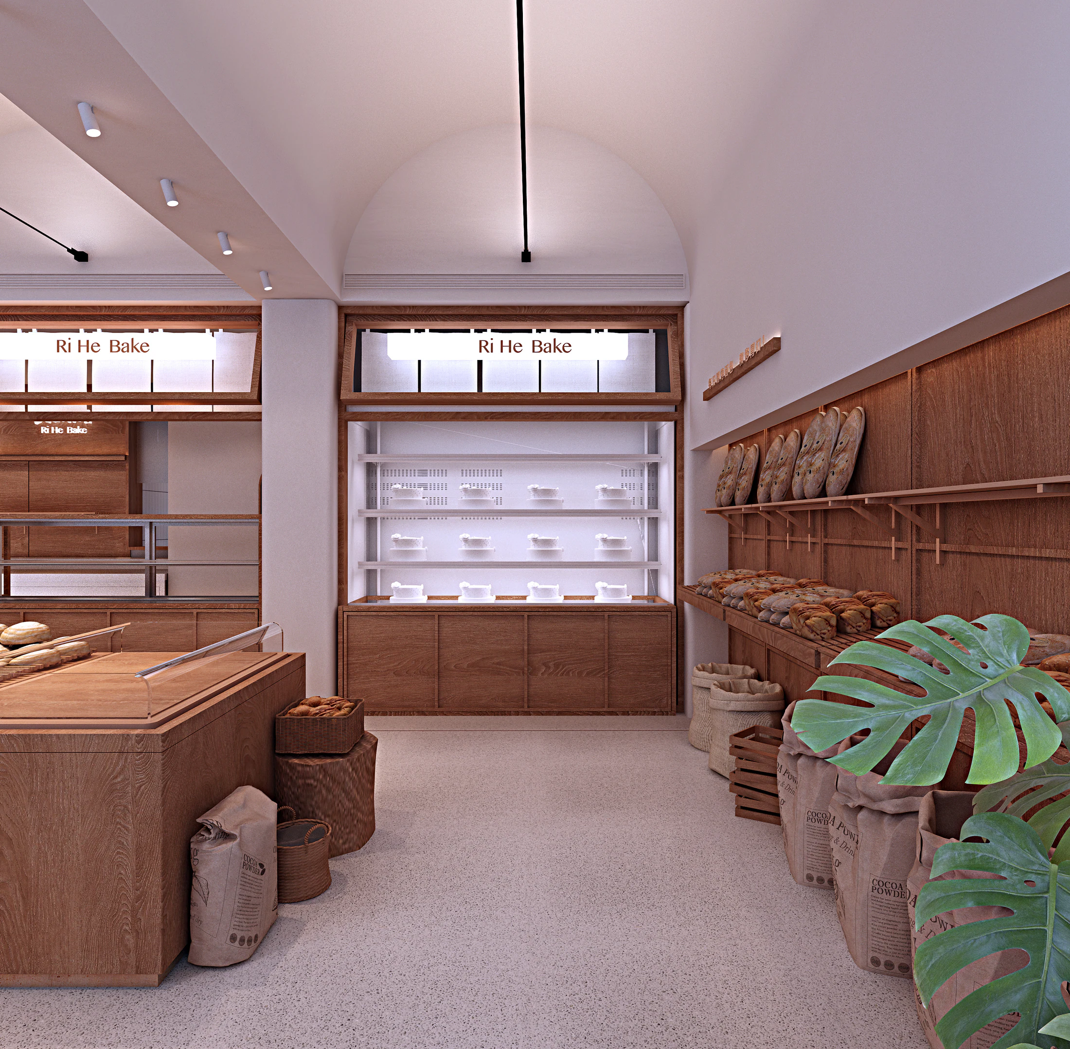 HOMESEE Rihe Japanese Bakery Commercial Interior Design commercial interior case image 09