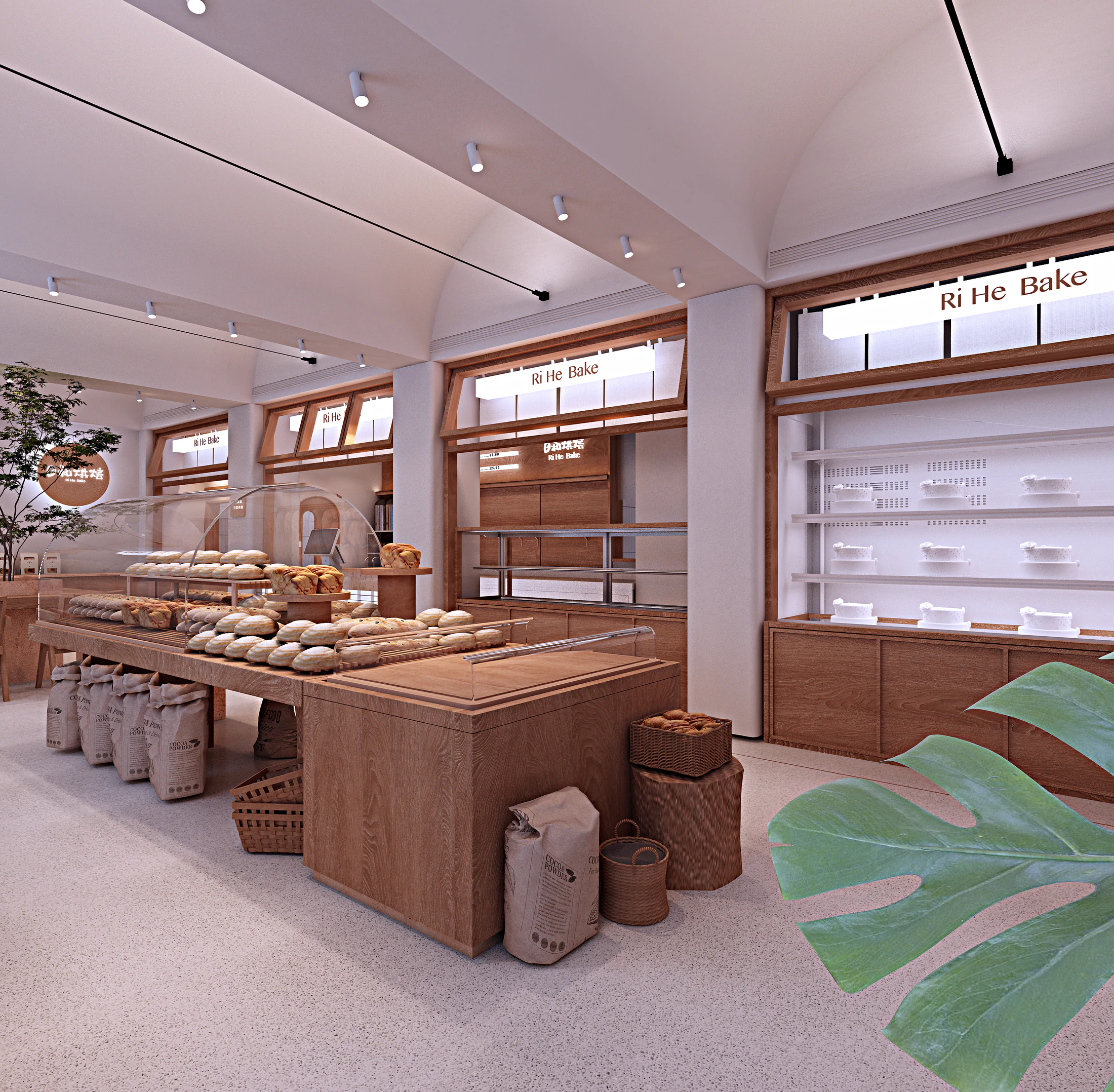 HOMESEE Rihe Japanese Bakery Commercial Interior Design commercial interior case image 10