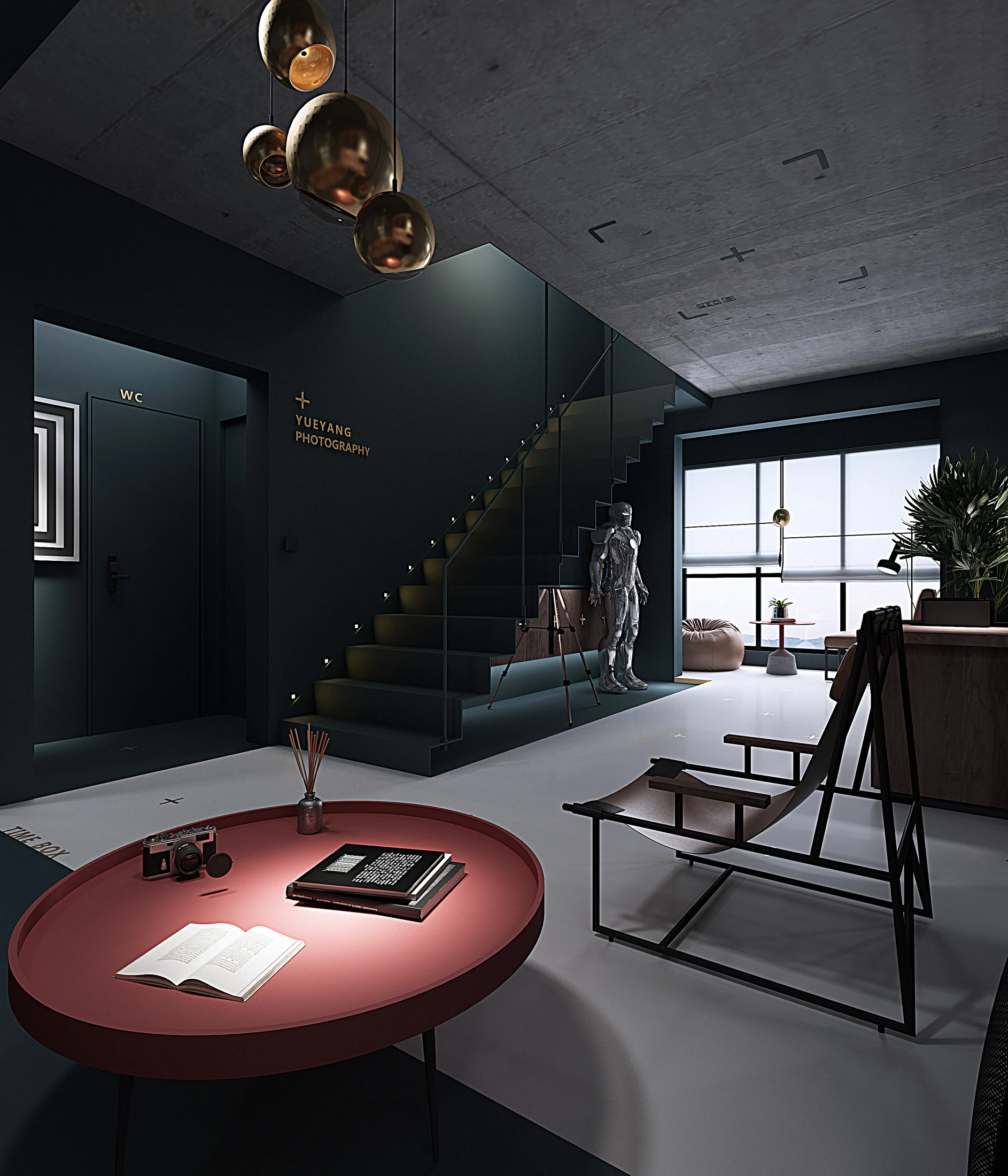 HOMESEE TIME BOX Yueyang Photography Studio Commercial Interior Design commercial interior case image 05