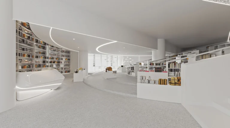 HOMESEE Nanjing New Concept Bookstore Commercial Interior Design