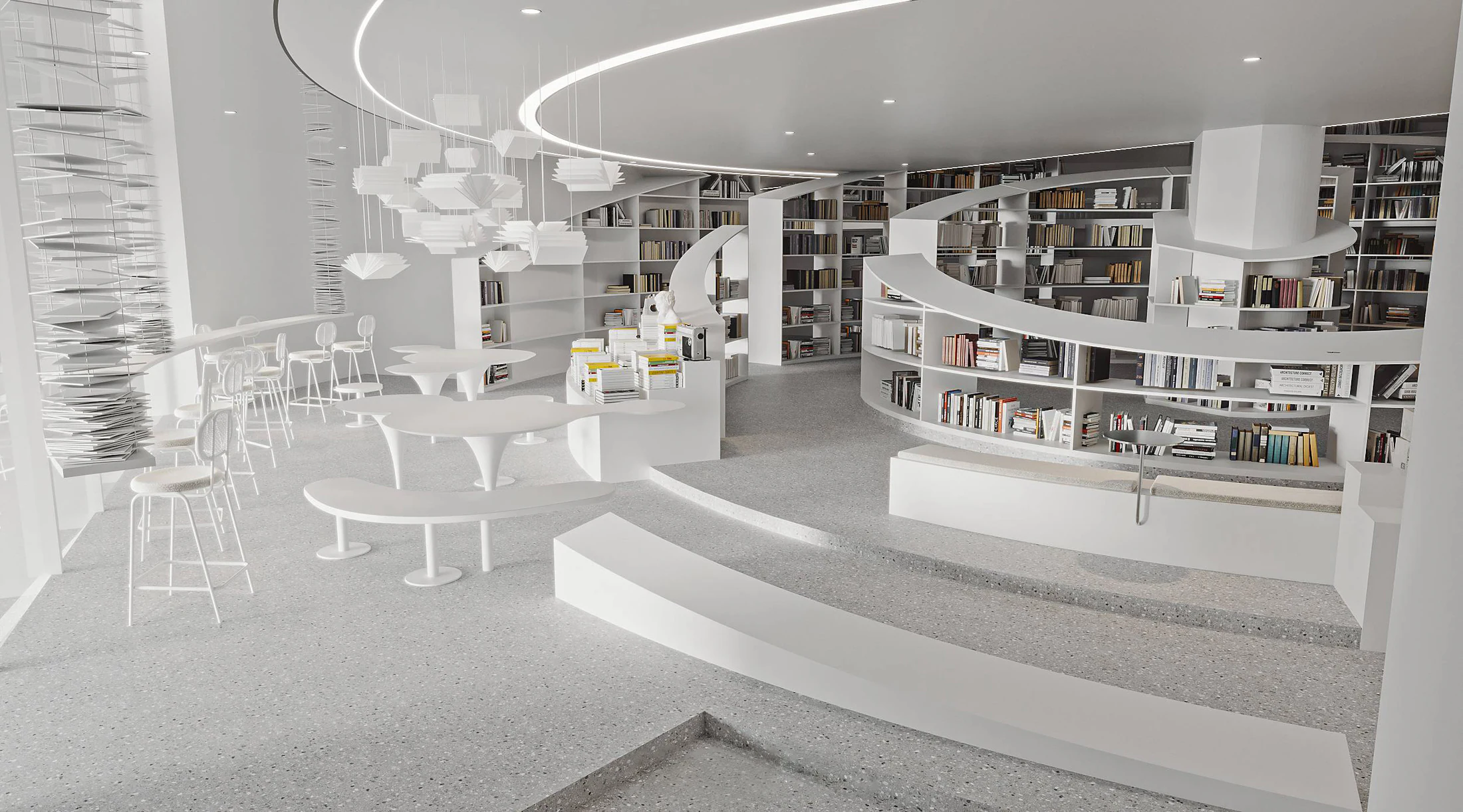 HOMESEE Nanjing New Concept Bookstore Commercial Interior Design commercial interior case image 02