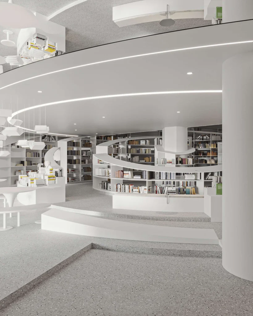 HOMESEE Nanjing New Concept Bookstore Commercial Interior Design commercial interior case image 04