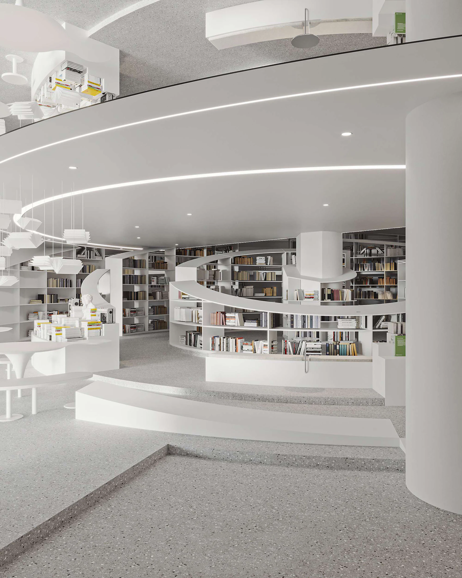 HOMESEE Nanjing New Concept Bookstore Commercial Interior Design commercial interior case image 04