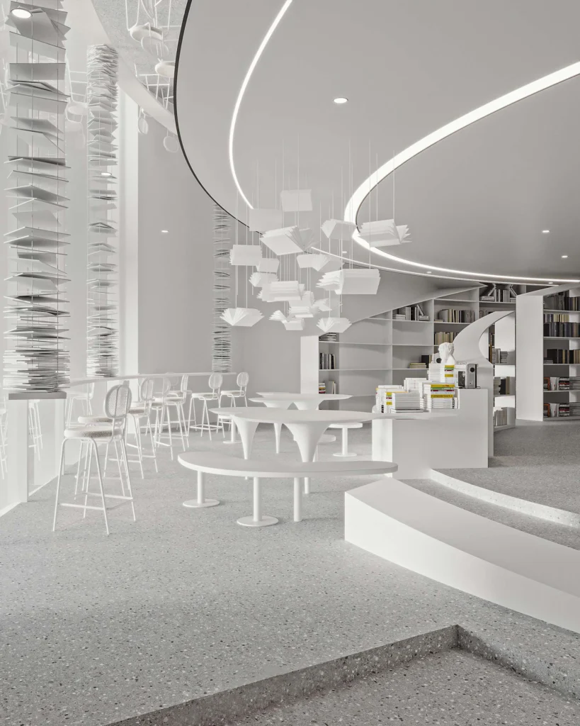 HOMESEE Nanjing New Concept Bookstore Commercial Interior Design commercial interior case image 05